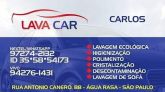 LAVAGEM ECOLOGICA